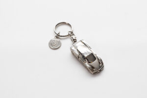 2002-04 Ferrari Enzo Key Fob Keyring with Scuderia Shield Charm