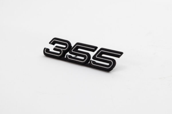 1994-99 Ferrari F355 OEM Rear Black Badge Emblem 355