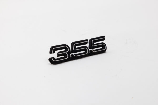 1994-99 Ferrari F355 OEM Rear Black Badge Emblem 355