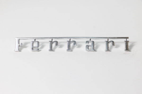 1970-95 Ferrari Script Rear Boot Bonnet Deck Lid Badge 308 328 348 355 Mondial TR