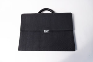 1980-89 Ferrari Formula Cartier Black Leather Briefcase 308 328 TR