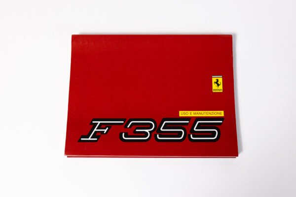 1994-99 Ferrari F355 Complete Schedoni Owner's Manual Handbook Pouch Set