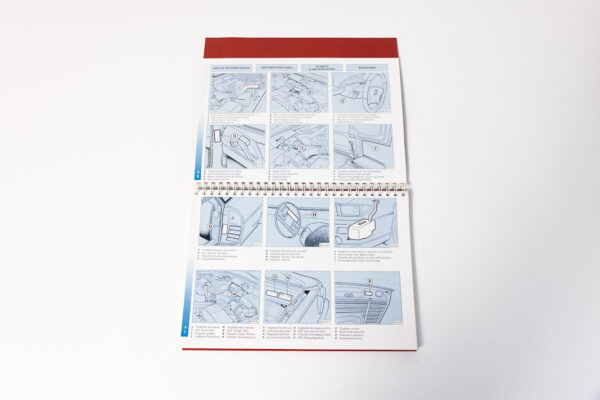 1994-99 Ferrari F355 Complete Schedoni Owner's Manual Handbook Pouch Set