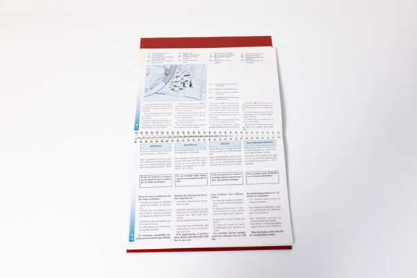 1994-99 Ferrari F355 Complete Schedoni Owner's Manual Handbook Pouch Set