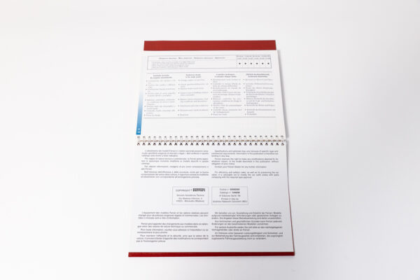 1994-99 Ferrari F355 Complete Schedoni Owner's Manual Handbook Pouch Set
