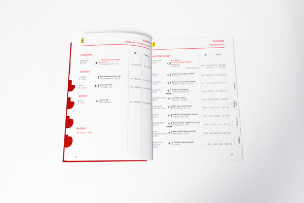 1994-99 Ferrari F355 Complete Schedoni Owner's Manual Handbook Pouch Set