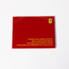 1994-99 Ferrari F355 Complete Schedoni Owner's Manual Handbook Pouch Set