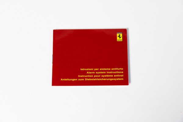 1994-99 Ferrari F355 Complete Schedoni Owner's Manual Handbook Pouch Set