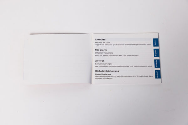 1994-99 Ferrari F355 Complete Schedoni Owner's Manual Handbook Pouch Set