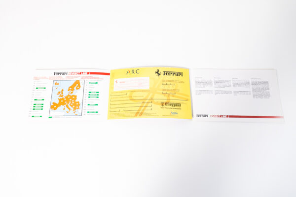 1994-99 Ferrari F355 Complete Schedoni Owner's Manual Handbook Pouch Set