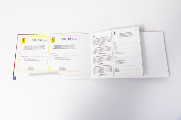 1994-99 Ferrari F355 Complete Schedoni Owner's Manual Handbook Pouch Set
