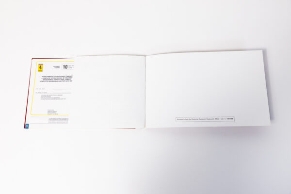 1994-99 Ferrari F355 Complete Schedoni Owner's Manual Handbook Pouch Set