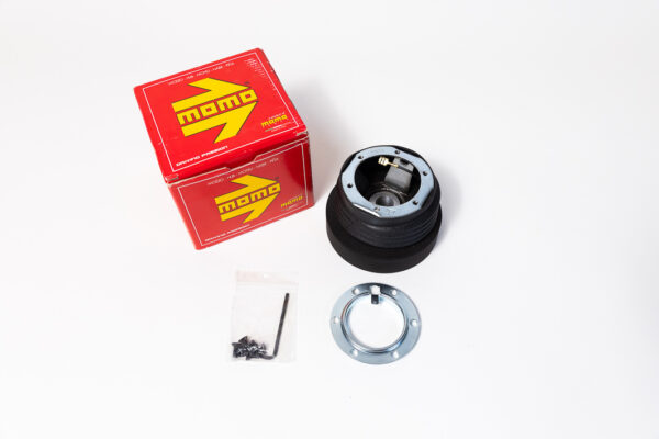 1987-92 Ferrari F40 MOMO Steering Wheel & Hub Kit NOS