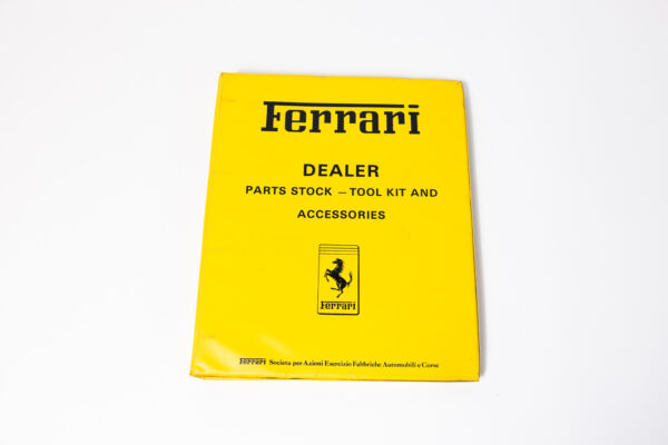 1995-97 Ferrari F50 Dealer Parts Tool Kit Accessories Binder