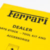 1995-97 Ferrari F50 Dealer Parts Tool Kit Accessories Binder