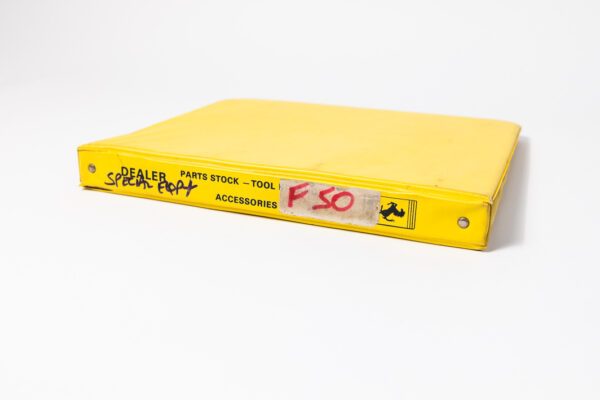 1995-97 Ferrari F50 Dealer Parts Tool Kit Accessories Binder