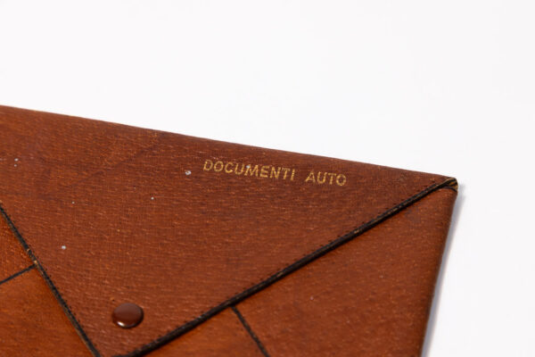 1960-64 Ferrari Leather Documenti Auto Document Wallet Pouch 250 330