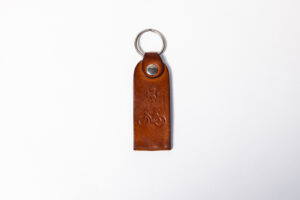 1980-90’s Ferrari Schedoni Bicycle Leather Key Fob Keyring 308 348 355 550