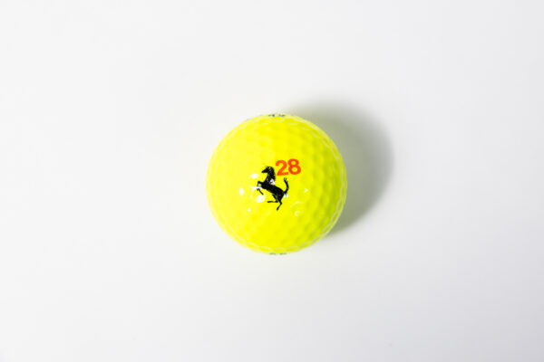 1990s-2000s Ferrari Cavallino Yellow Golf Balls F355 360 550 575M