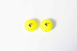 1990s-2000s Ferrari Cavallino Yellow Golf Balls F355 360 550 575M
