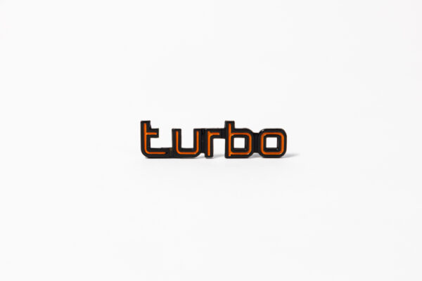 1982-86 Ferrari 208 GTB GTS Turbo Script Badge Emblem