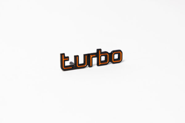 1982-86 Ferrari 208 GTB GTS Turbo Script Badge Emblem
