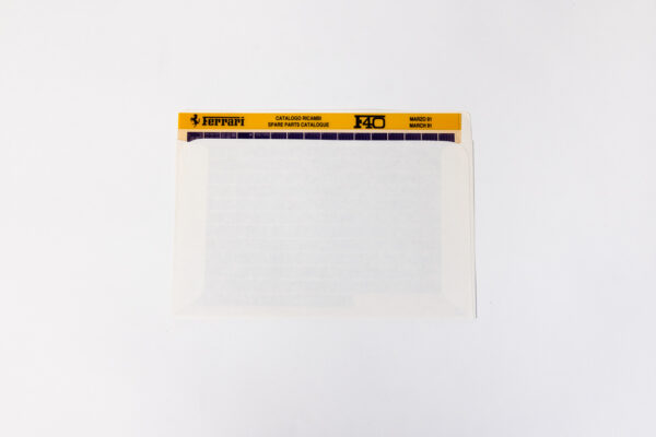 1987-92 Ferrari F40 Parts Microfiche