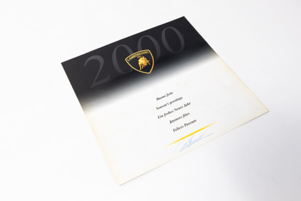 1990-01 Lamborghini Diablo Christmas Card