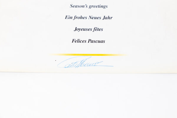1990-01 Lamborghini Diablo Christmas Card