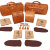 1976-89 Ferrari 308 328 4-Piece Complete Schedoni Leather Luggage Set