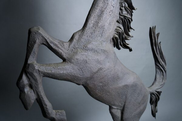 1960's Ferrari Bronze Cavallino Rampante Horse Dealer Sign Model Quibri 250 275 330