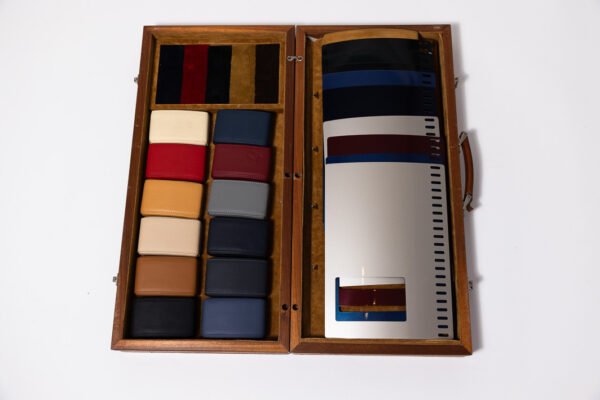 1980-89 Ferrari 308 328 Mondial 412 Testarossa Dealer Paint Leather Carpet Sample Case