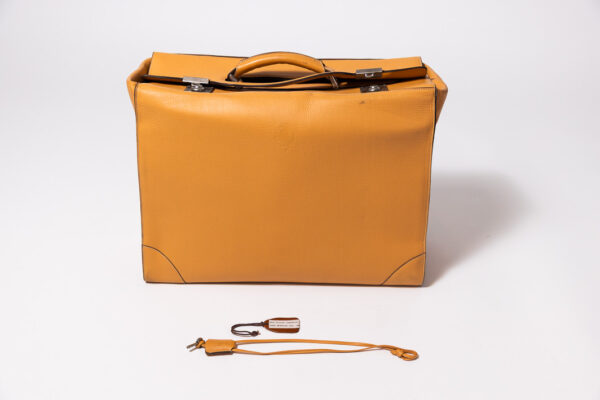 1989-99 Ferrari 348 355 456 550 Schedoni Pilota Tan Leather Briefcase