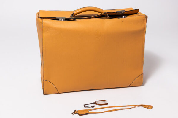 1989-99 Ferrari 348 355 456 550 Schedoni Pilota Tan Leather Briefcase