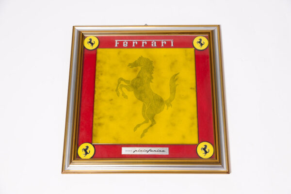 1970/80’s Enzo Ferrari Office Wall Tile Framed