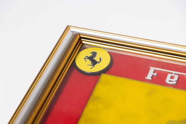 1970/80’s Enzo Ferrari Office Wall Tile Framed