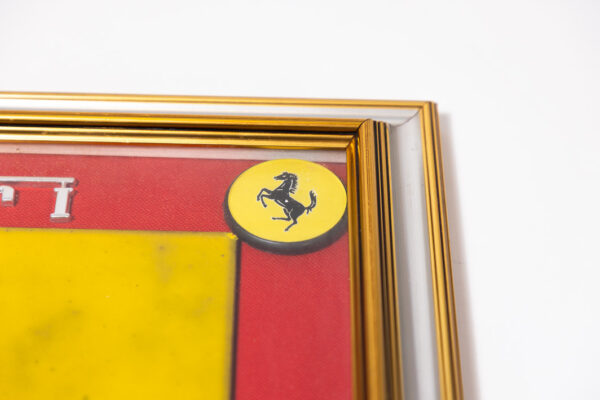 1970/80’s Enzo Ferrari Office Wall Tile Framed