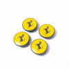 1973-93 NOS Ferrari OEM Centre Wheel Cap Set 308 328 TR 512 365 BB Mondial 226245