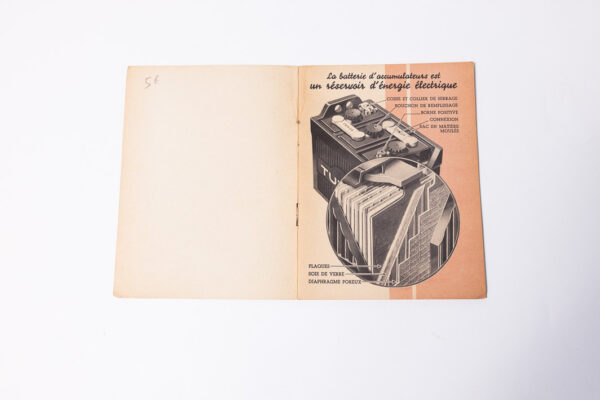 1952-60 Ferrari 250 Tudor Battery Guide Handbook Booklet