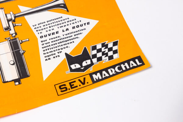 1960-64 Ferrari 250 275 Marchal Fulgor Hypersonic Horn Brochure