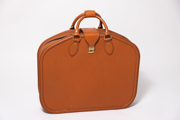 1992-98 Ferrari 456 GT Schedoni Tan Leather Luggage Bag Suitcase
