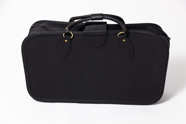1992-98 Ferrari 456 GT Schedoni Black Leather Luggage Bag Suitcase