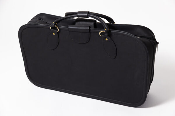 1992-98 Ferrari 456 GT Schedoni Black Leather Luggage Bag Suitcase