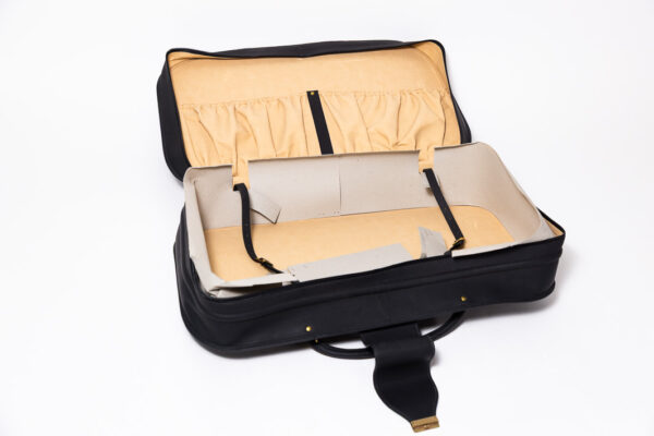 1992-98 Ferrari 456 GT Schedoni Black Leather Luggage Bag Suitcase