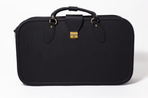 1992-98 Ferrari 456 GT Schedoni Black Leather Luggage Bag Suitcase