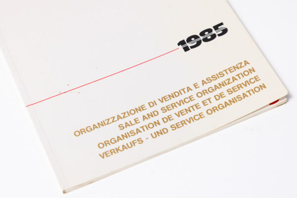 1985 Ferrari Dealer Directory 308 QV 288 GTO Mondial Testarossa