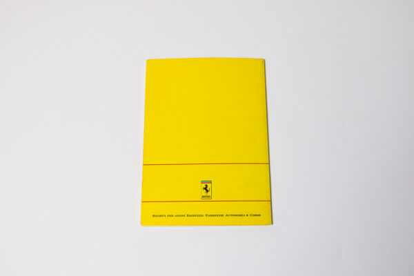 1989 Ferrari Dealer Directory 328 348 Mondial Testarossa F40