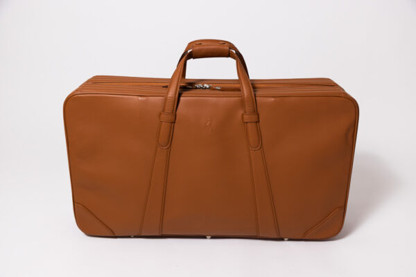 1996-2006 Ferrari 550 575 3-Piece Schedoni Leather Tan Luggage Set