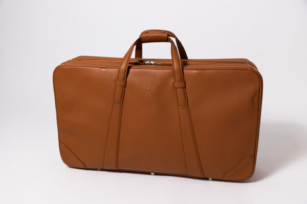 1996-2006 Ferrari 550 575 3-Piece Schedoni Leather Tan Luggage Set