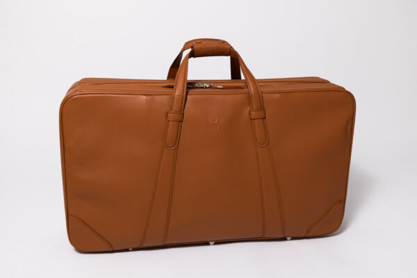 1996-2006 Ferrari 550 575 3-Piece Schedoni Leather Tan Luggage Set